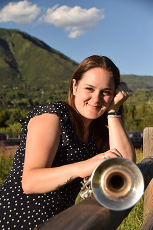 Emily Carmichael, professional trumpeter